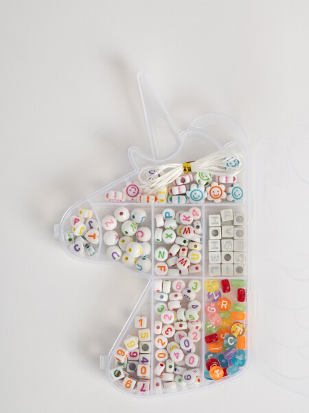 Set para armar collares Unicornio Multicolor
