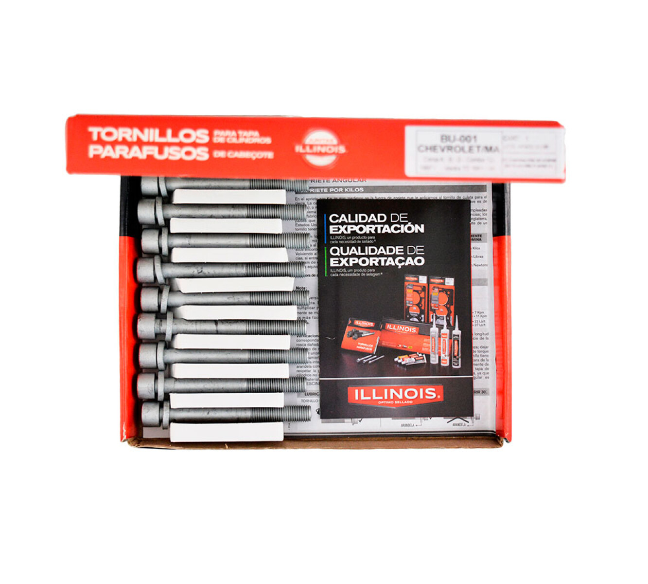 TORNILLO CHEVROLET JGO TAPA CILINDROS ISUZU CORSA 1.7D 4EE1 ILLINOIS 