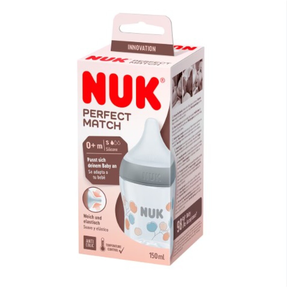 Nuk Perfect Match mamadera 0+m 