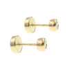 Caravanas abridores de oro amarillo 18k con brillantes Caravanas abridores de oro amarillo 18k con brillantes