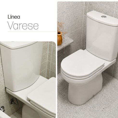 TAPA INODORO CON MOCHILA VARESE FERRUM LOZA SANITARIA BAÑO 000