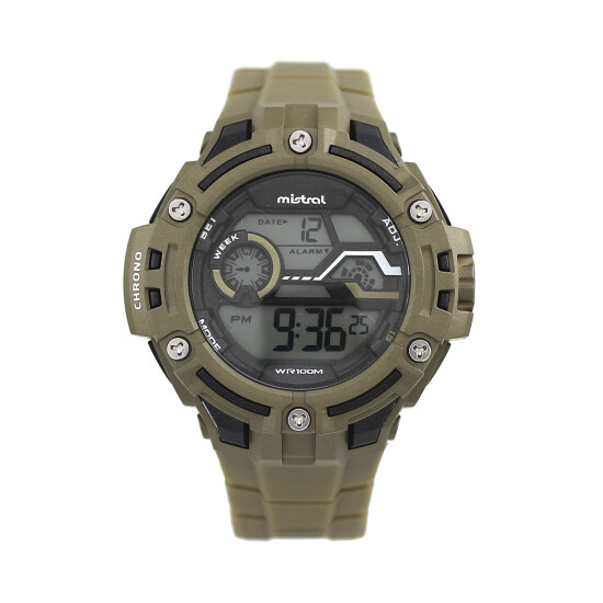 Reloj Mistral Deportivo Silicona Marron 0