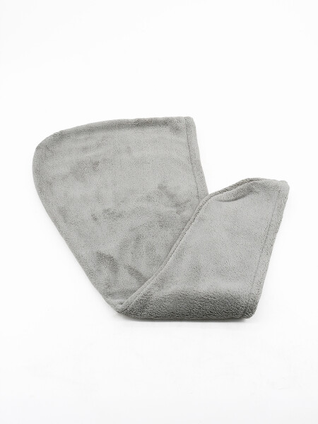 TOALLA TURBANTE GRIS