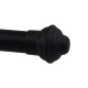 Barrote cortina metal Eurometal 3,0m + 3 soportes NEGRO MATE