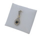 Colgante oro 18k 2 tonos zafiro y brillantes Colgante oro 18k 2 tonos zafiro y brillantes