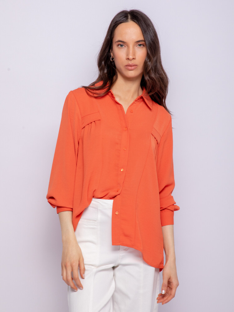 CAMISA CLIFFORD Coral Oscuro