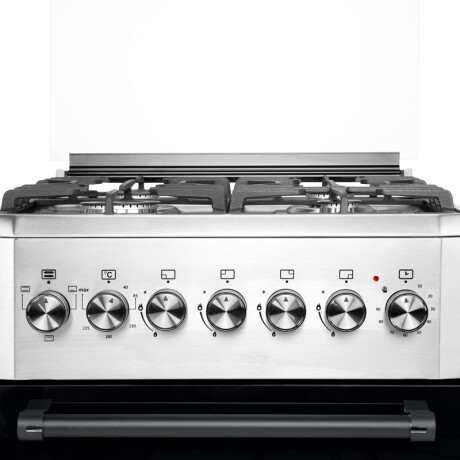 Cocina Combinada 4 Hornallas Gris con Grill Smartlife SL-KS5757C Cocina Combinada 4 Hornallas Gris con Grill Smartlife SL-KS5757C