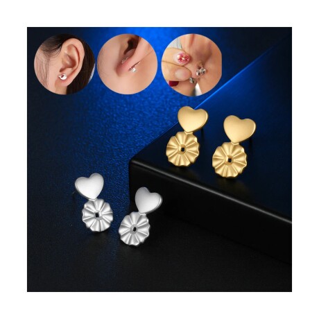 CORRECTORES DE OREJAS PARA CARAVANAS UN PAR 14.3*10MM PLATA