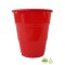 Vaso Biodegradable 210ml x10 Rojo