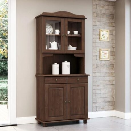 Cristalero 4 Puertas Línea Rubi Café 8926WN Cristalero 4 Puertas Línea Rubi Café 8926WN