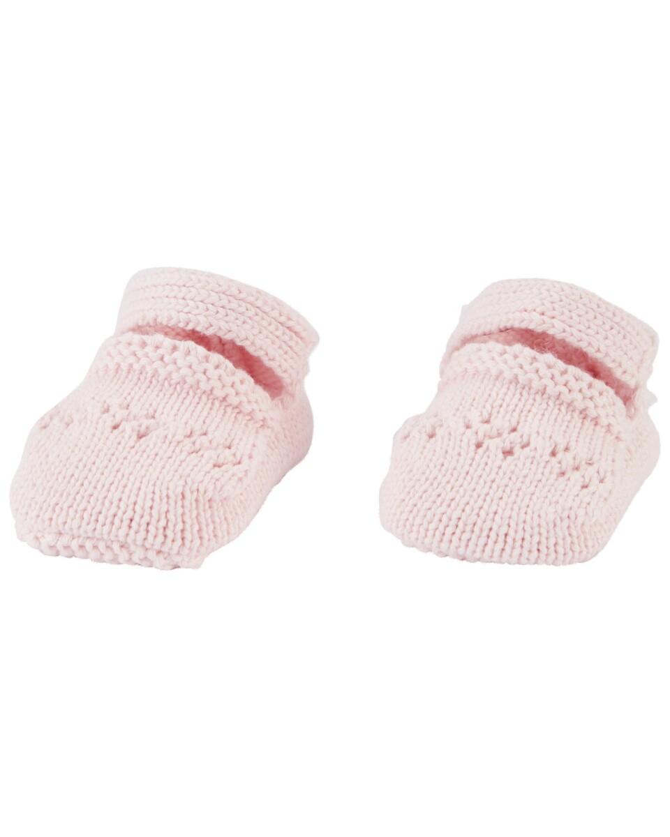 Escarpines Guillermina a Crochet Carters Algodón - ROSA 