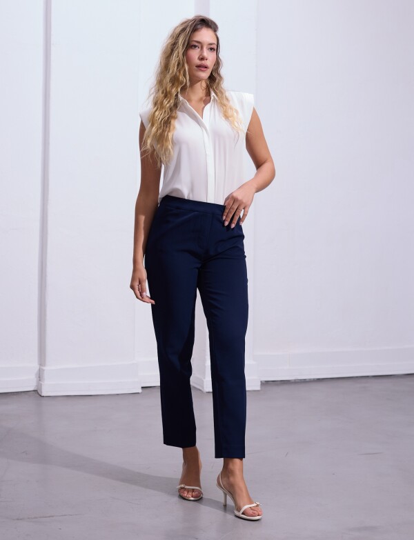 Pantalon Pull On Cla AZUL