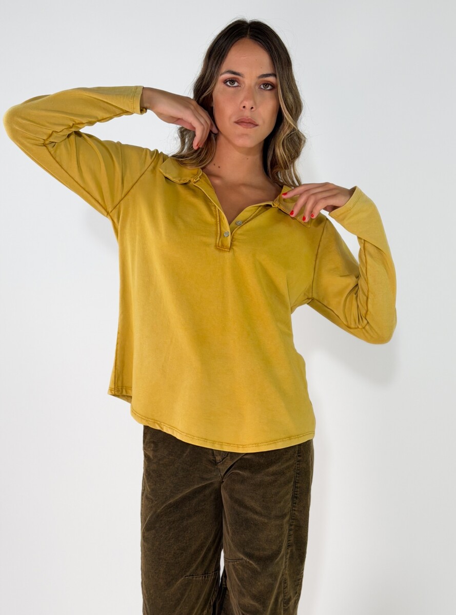 REMERA ALIRA - MOSTAZA 