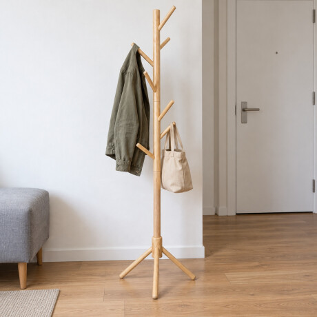 Perchero de pie bambú - 172cm Sc