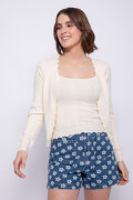 CARDIGAN MAGGIE Vainilla