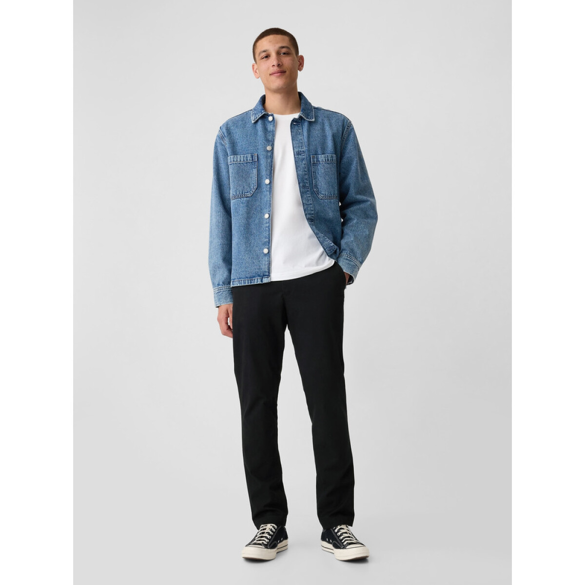 SLIM PERFORMANCE STRETCH KHAKI - TRUE BLACK V2 2 