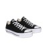 Championes Converse Chuk Taylor Platform Negro