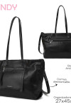 Bolso shopper Negro
