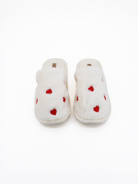 PANTUFLA NINA BLANCO