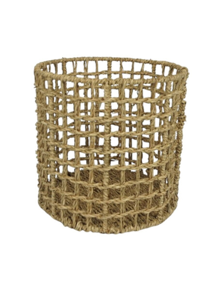 CESTO CIRCULAR D26xH26CM SEAGRASS NATURAL CESTO CIRCULAR D26xH26CM SEAGRASS NATURAL
