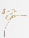 Cadena Corta con Dije Strass Collar Con Dije Tulipán - Dorado