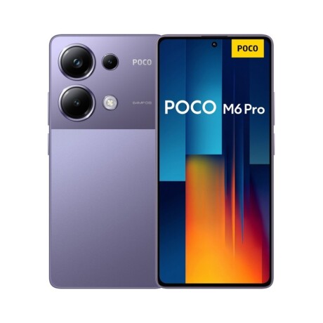 Celular Xiaomi Poco M6 Pro 256GB 8GB Purple DS Celular Xiaomi Poco M6 Pro 256GB 8GB Purple DS