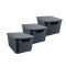 Set x3 Caja ratán 20 lts NEGRO