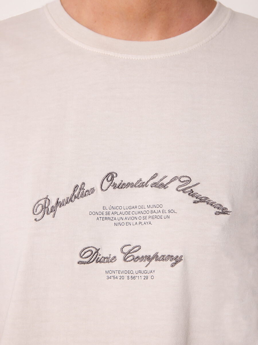 T-SHIRT M/C UYNAT DIXIE Gris Claro