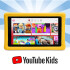 Tablet Infantil 7" Kids Mickey Frozen Cars Toy Story + Auricular AMARILLO