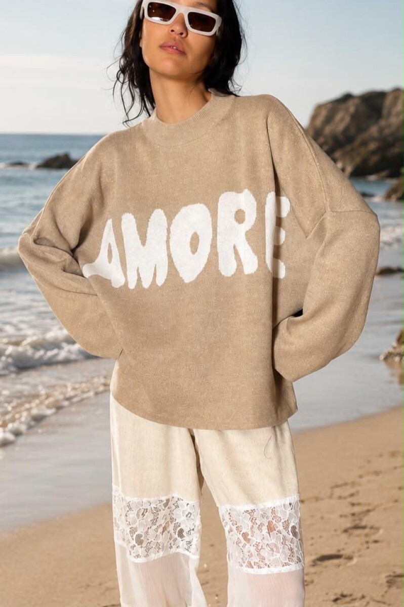 Sweater Amore - Visón 