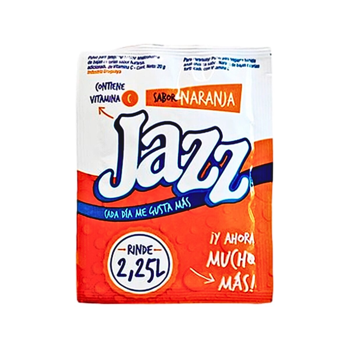 REFRESCO EN POLVO JAZZ NARANJA 2.25 LT 