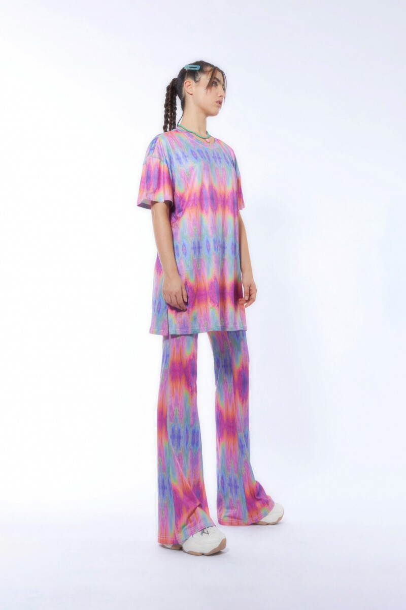 Pantalón electro multicolor