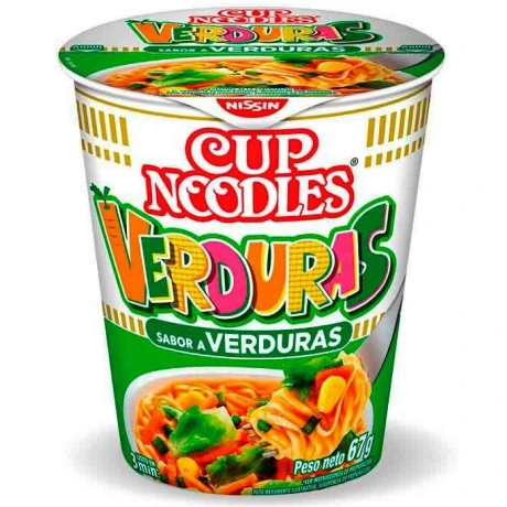 SOPA NISSIN CUP NOODLES 63G VERDURAS SOPA NISSIN CUP NOODLES 63G VERDURAS