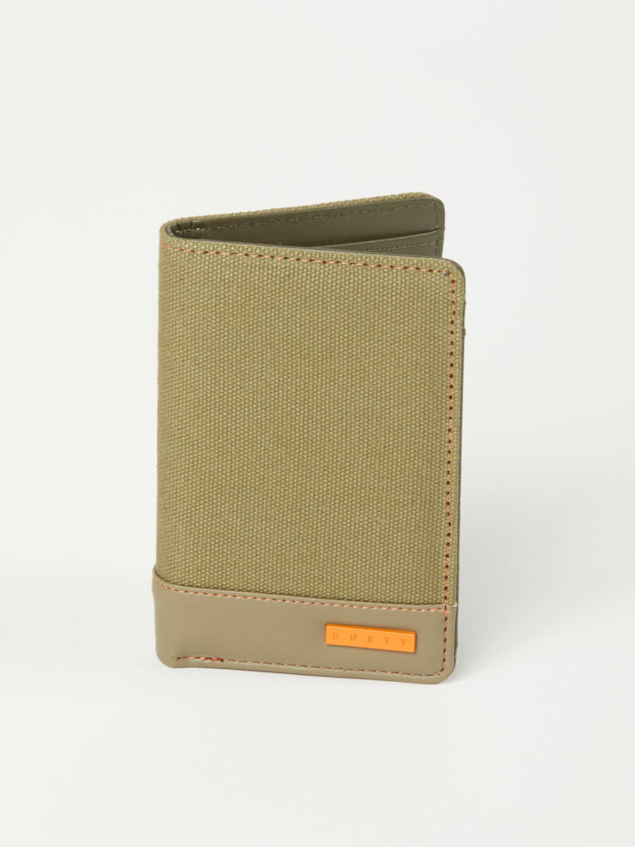 BILLETERA AMAN RUSTY - Militar 