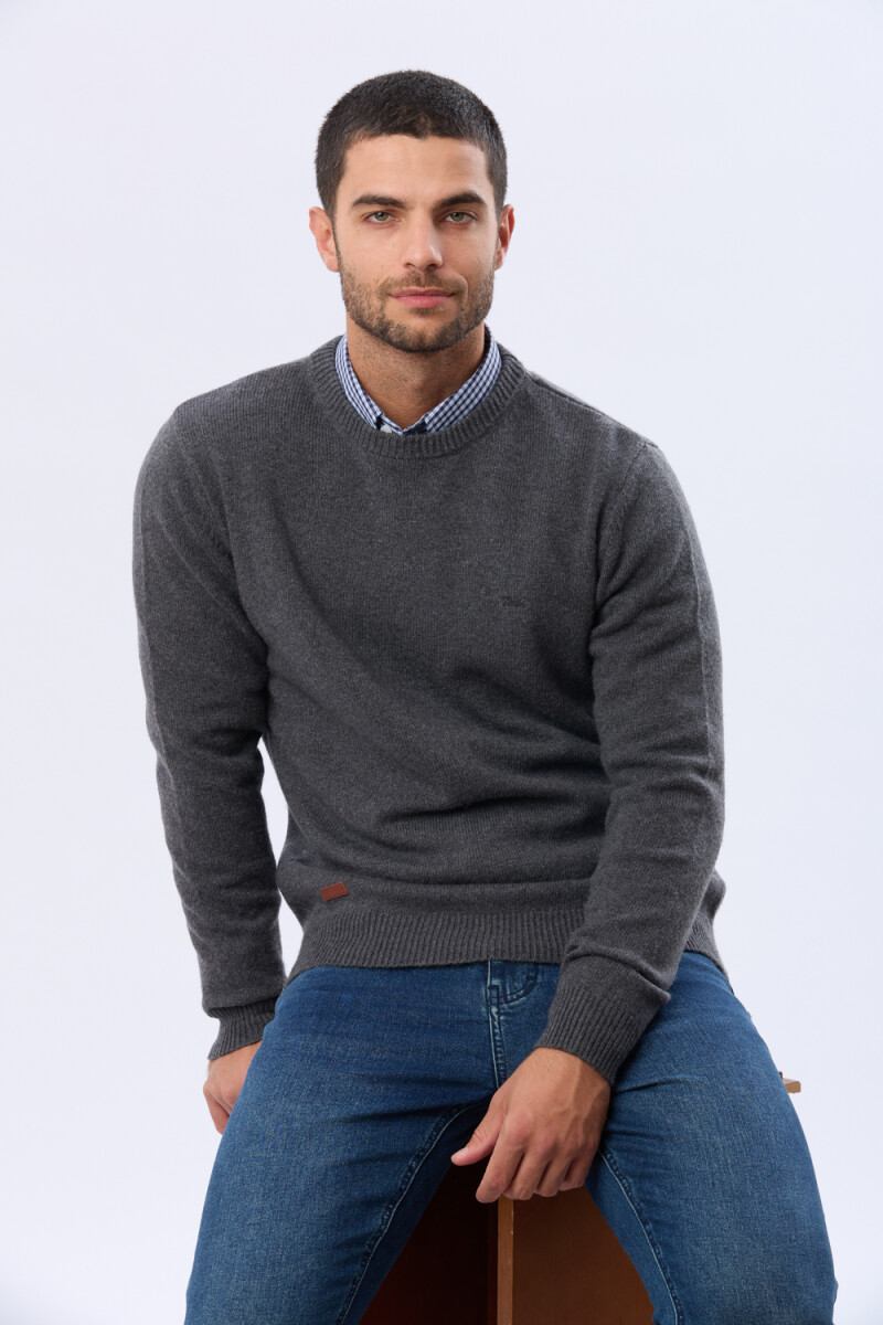 BUZO DE LANA - Gris Oscuro 