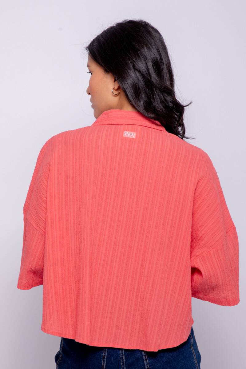 CAMISA BASSETT Coral