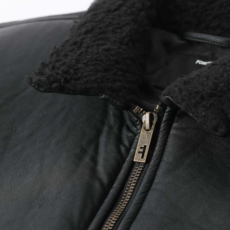 Campera Former Sherpa Leather - Negro Campera Former Sherpa Leather - Negro