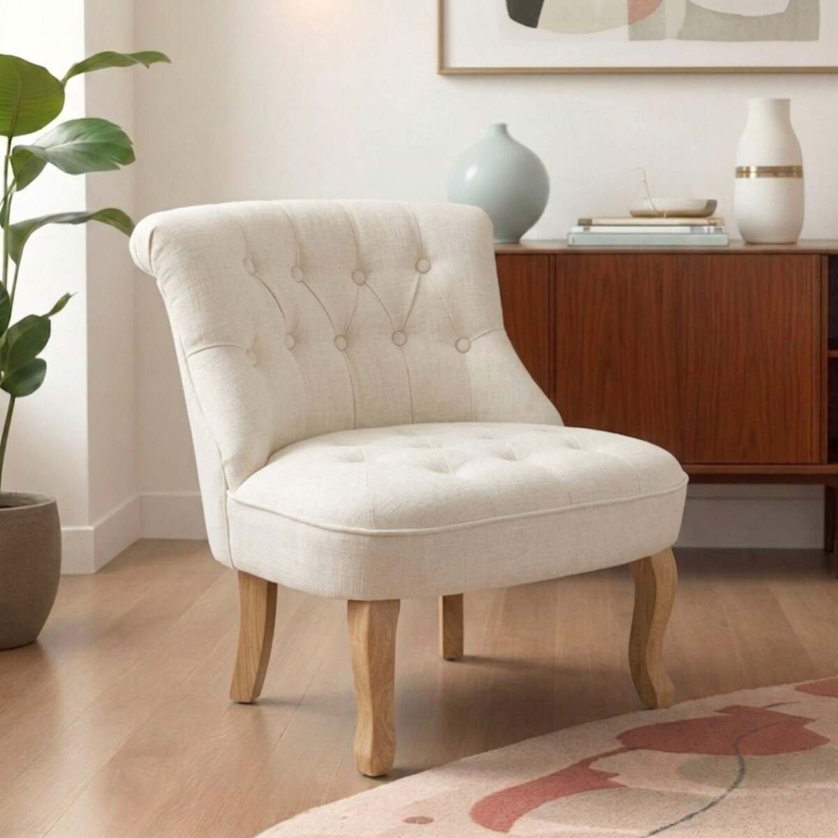 Butaca Luis XV - Beige 