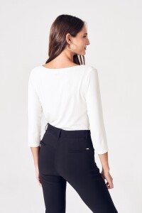 Remera Morley 3/4 Blanco