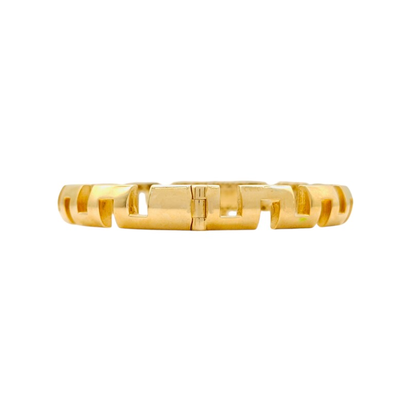 Brazalete Pulsera Labrada-Oro 10K Macizo -Sin Piedra-BR8002 Sinpiedra