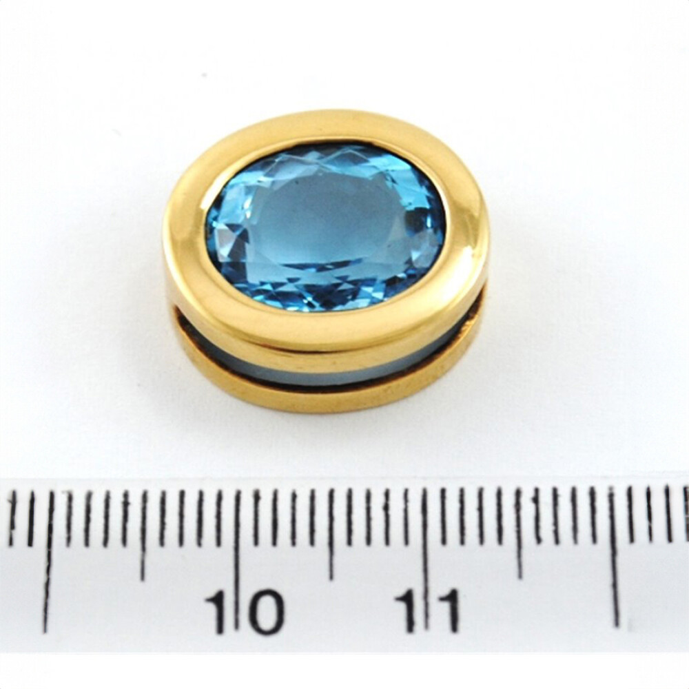 Dije Oro 18 K Con Topacio Dije Oro 18 K Con Topacio