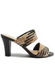 SANDALIA TACO ALTO NEGRA Negro