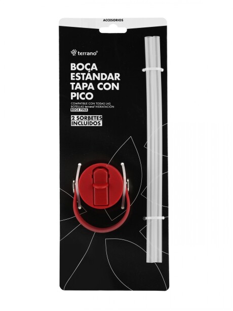 Repuesto Tapa c/Pico Para Botella 750ML Rojo
