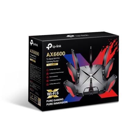 Router Inalámbrico Gaming Tp-Link Archer Gx90 Tri-Banda Ax6600 001