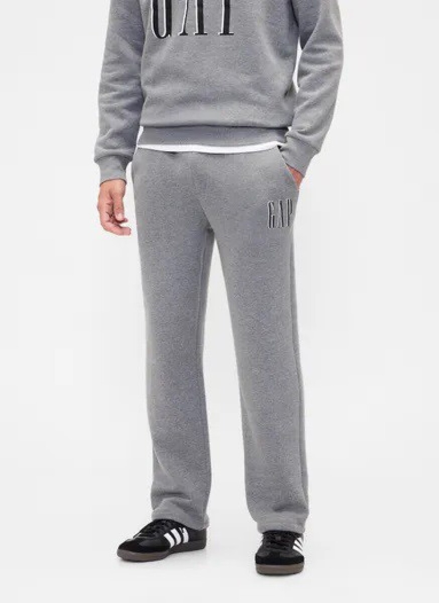 Pantalón Deportivo Recto Hombre - Heather Grey 