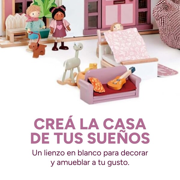 Juguete Casa Salon Fantail Tender Leaf Infantil Madera Niño Juguete Casa Salon Fantail Tender Leaf Infantil Madera Niño