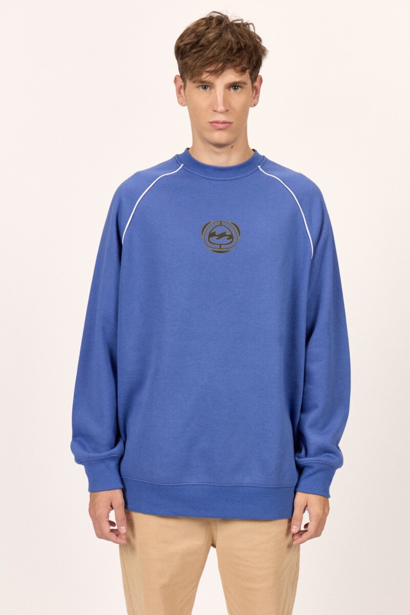 SWEATER BIO WAVE OVER CREW A-azul