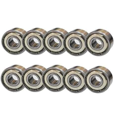 Set x10 Ruleman Blindado Abec7 608z Ruedas Patín Roller Skate Rod000106