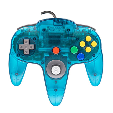 Teknogame Blue Ice Classic Controller N64 Teknogame Blue Ice Classic Controller N64