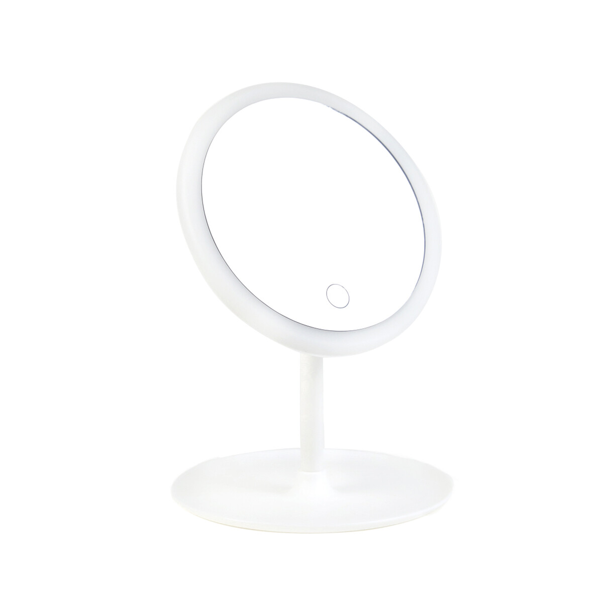 Espejo Circular Con Luz Led Y Accesorio Con Aumento X10 - Blanco — Mis  Petates